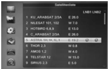XORO SAT100488 - Satellitenliste - 1