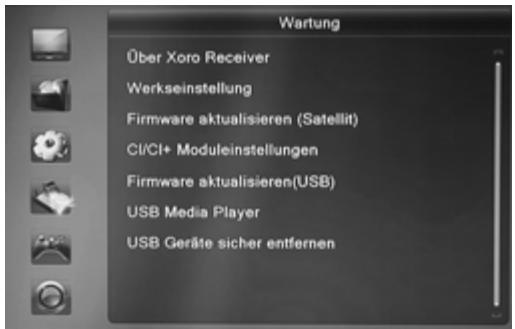 XORO SAT100488 - CI/CI+ Modul Einstellungen - 1