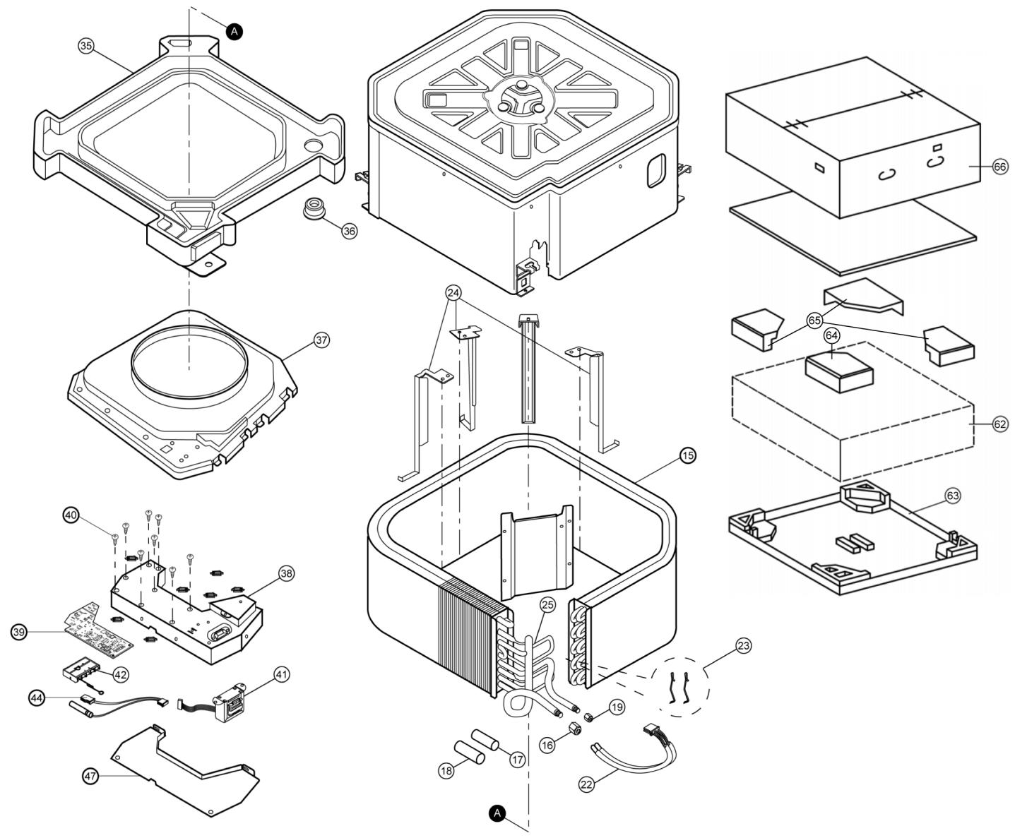 PANASONIC AQUAREA HT MHF (WH-MHF09G3E5) - AQUAREA HT MHF (WH-MHF12G6E5) - Indoor Unit - 1