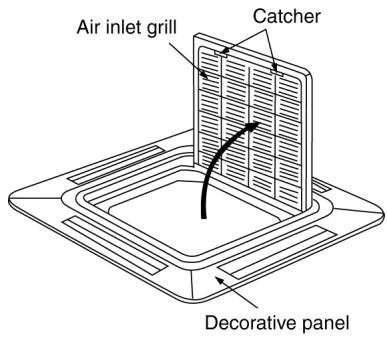 PANASONIC AQUAREA HT MHF (WH-MHF09G3E5) - AQUAREA HT MHF (WH-MHF12G6E5) - Installation of Decorative Panel - 1