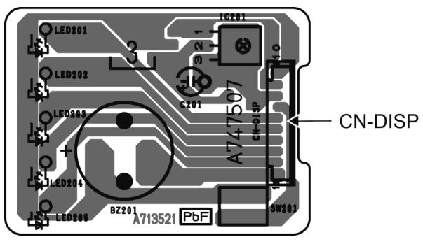 PANASONIC AQUAREA HT MHF (WH-MHF09G3E5) - AQUAREA HT MHF (WH-MHF12G6E5) - Display Printed Circuit Board - 1