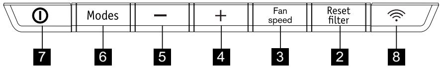 ELECTROLUX WP71-265WT - BANDEAU DE COMMANDE - 3