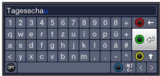 TECHNISAT DIGIT S3 HD - Virtual keyboard - 2