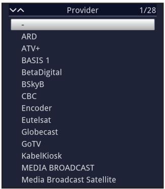 TECHNISAT DIGIT S3 HD - Option selection - 3