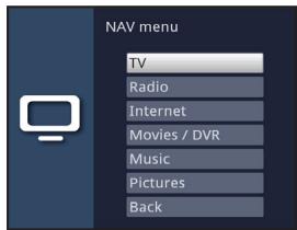 TECHNISAT DIGIT S3 HD - Selecting a function - 1