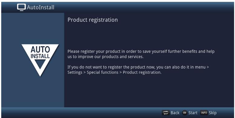 TECHNISAT DIGIT S3 HD - Product registration - 1