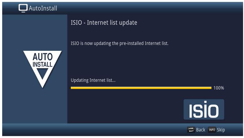 TECHNISAT DIGIT S3 HD - ISIO Internet list update - 1