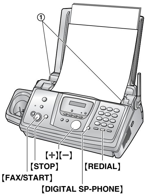 PANASONIC KX-FC 275 G-S - Envoi d'une télécopie manuellement - 1