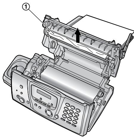 PANASONIC KX-FC 275 G-S - Lorsque le papier d'enregistrement a occasionné un bourrage dans l'appareil - 4