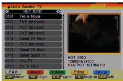FUJITSU AOYG 18LAT3.UE - LISTA CANALES TV - 1