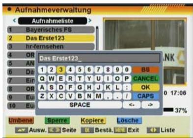 FUJITSU AOYG 18LAT3.UE - Aufzeichnung Umbenennen - 1