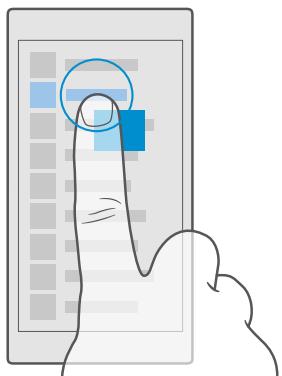 MICROSOFT LUMIA 930 - Appuyer longuement pour ouvrir davantage d'options - 1