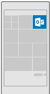 MICROSOFT LUMIA 930 - Ouvrir l'e-mail depuis l'écran d'accueil - 1