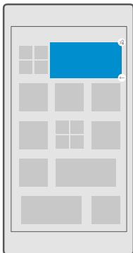 MICROSOFT LUMIA 930 - Redimensionner ou désépingler une vignette - 1