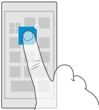MICROSOFT LUMIA 930 - Déplacer une vignette - 1