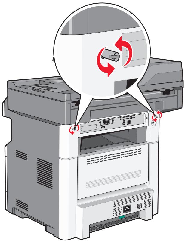LEXMARK MS415DN - Accès à la carte logique pour l'installation des options internes - 2