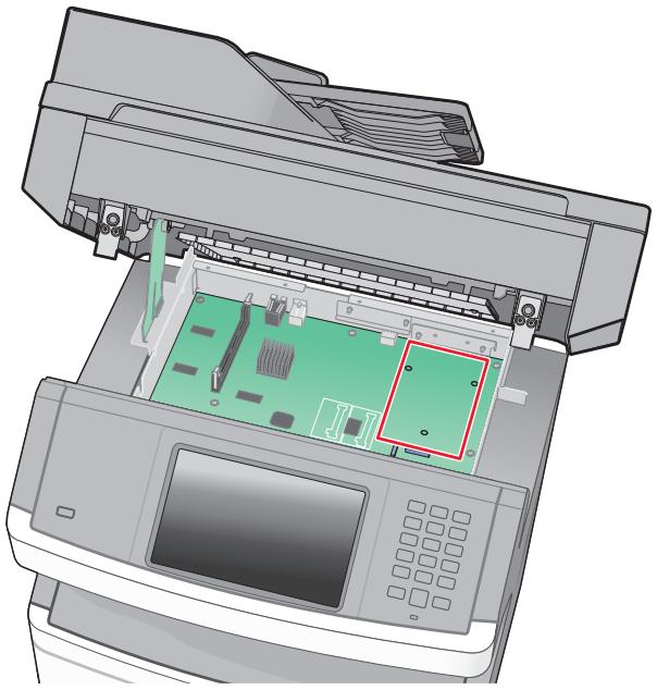 LEXMARK MS415DN - Installation d'un disque dur sur l'imprimante - 4