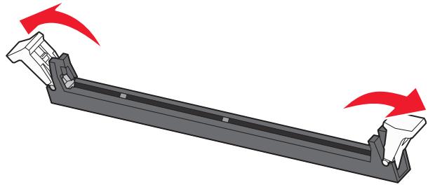 LEXMARK MS415DN - Installation d'une carte mémoire - 4