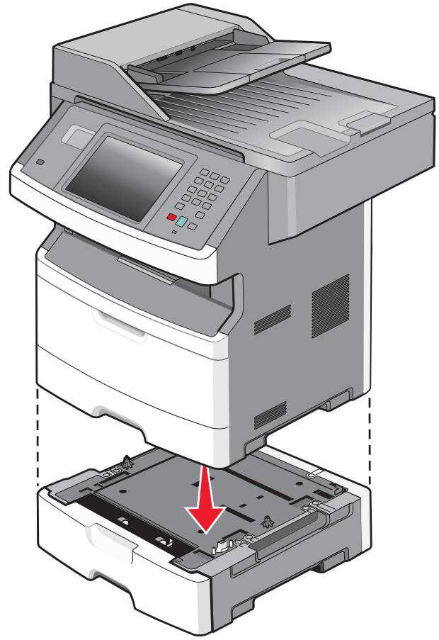 LEXMARK MS415DN - Installation d'un bac 250 ou 550 feuilles - 3