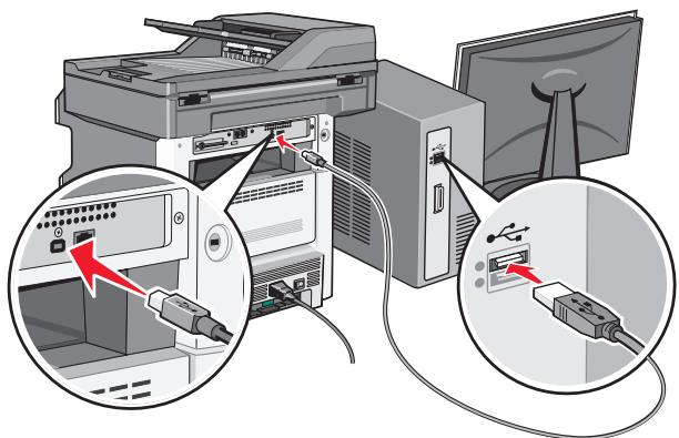 LEXMARK MS415DN - Installation d'une imprimante sur un réseau sans fil (Windows) - 7