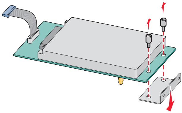 LEXMARK MS415DN - Installation d'un disque dur sur l'imprimante - 5
