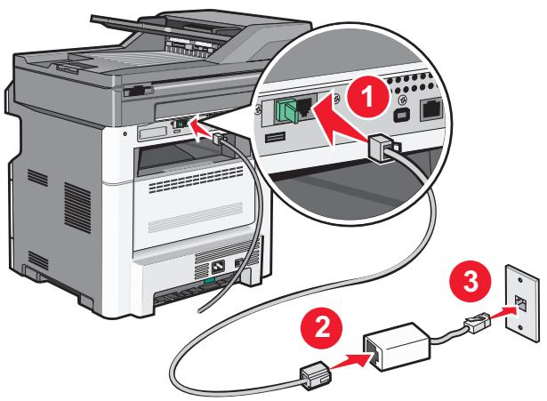 LEXMARK MS415DN - Connexion à un service DSL - 1