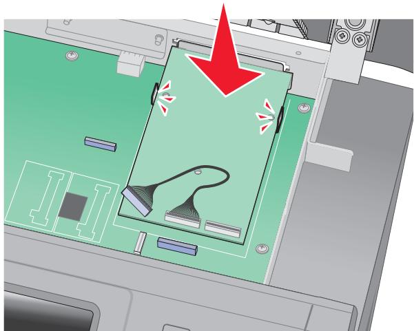 LEXMARK MS415DN - Installation d'un port ISP (Internal Solutions Port) - 12