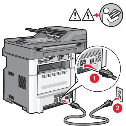 LEXMARK MS415DN - Préparez la configuration de l'imprimante. - 1
