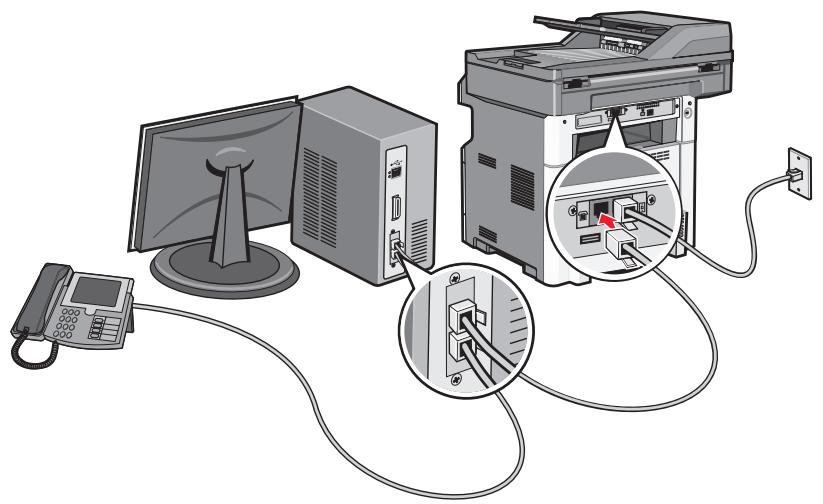 LEXMARK MS415DN - Connexion à un ordinateur avec modem - 4