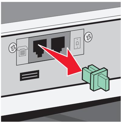 LEXMARK MS415DN - Connexion d'une imprimante et d'un téléphone ou d'un répondeur à la même ligne téléphonique - 2