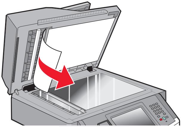 LEXMARK MS415DN - Elimination des bourrages du DAA en boulevant le capot du scanner - 1