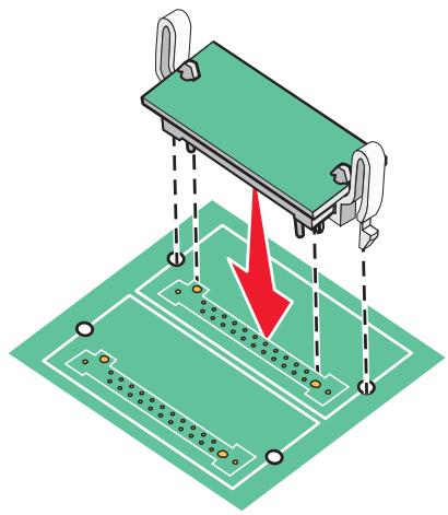 LEXMARK MS415DN - Installation d'une carte mémoire flash ou d'une barrette microcode - 5
