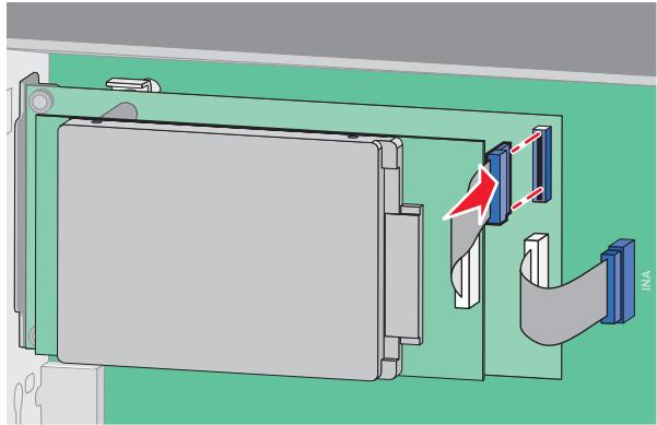 LEXMARK X466 - Installation d'un disque dur sur l'imprimante - 7