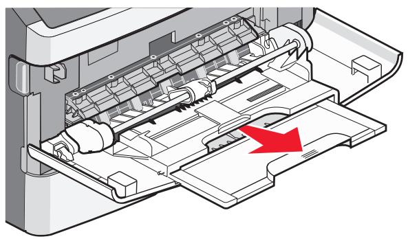 LEXMARK X466 - Ouverture du chargeur multifonction - 2