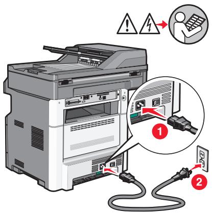 LEXMARK X466 - Installation d'une imprimante sur un réseau sans fil (windows) - 1