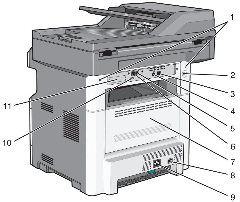 LEXMARK X466 - Configurations de l'imprimante - 2
