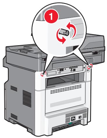 LEXMARK X466 - Installation d'un disque dur sur l'imprimante - 2
