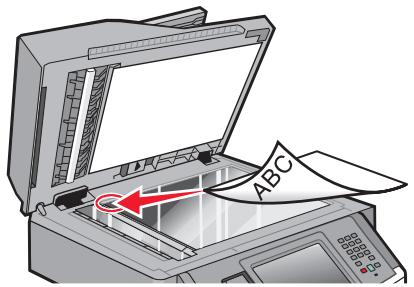 LEXMARK X466 - Réglage du repérage du scanner - 1