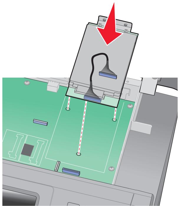 LEXMARK X466 - Installation d'un disque dur sur l'imprimante - 8