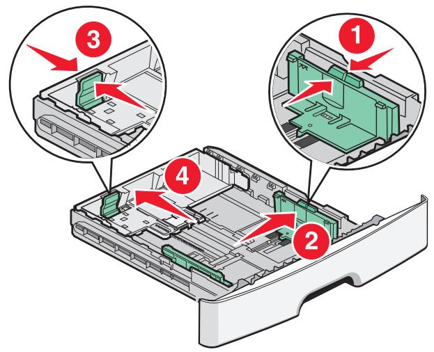 LEXMARK X466 - Chargement des tiroirs - 2