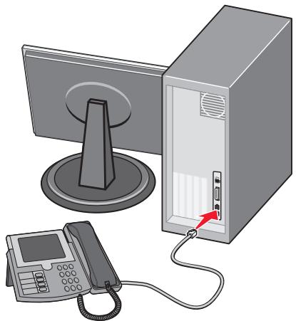 LEXMARK X466 - Connexion à un ordinateur avec modem - 3