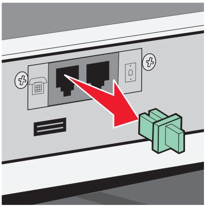 LEXMARK X466 - Connexion à un ordinateur avec modem - 2