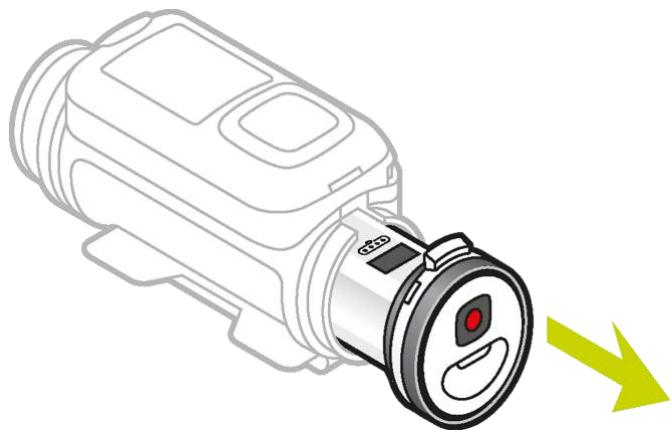 TOMTOM BANDIT - Pull the Batt-Stick out. - 1