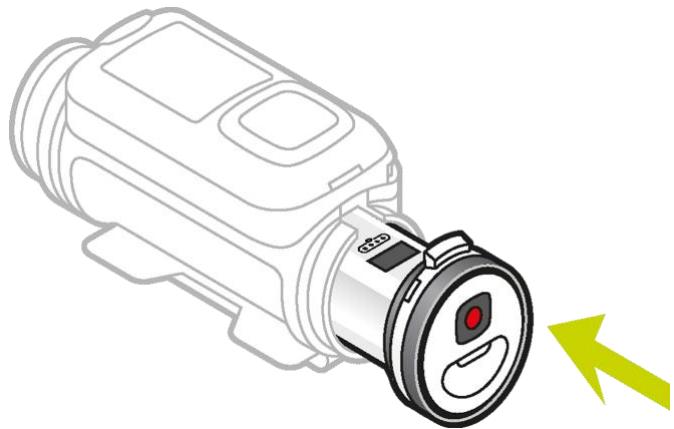 TOMTOM BANDIT - Inserting the Batt-stick - 1