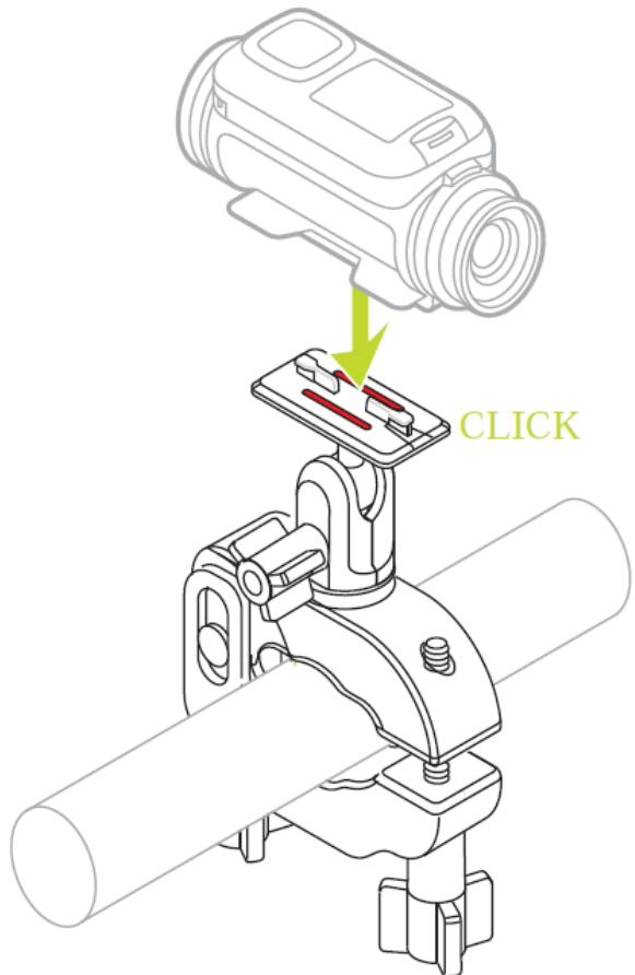 TOMTOM BANDIT - Using the bike mount - 1