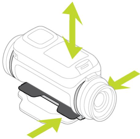 TOMTOM BANDIT - Installing the 360 pitch mount - 5