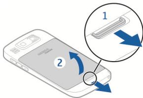 MICROSOFT LUMIA 800 - Insérer la carte SIM et la batterie - 3