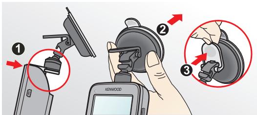 KENWOOD KCA-DR300 - Using your recorder in a vehicle - 2