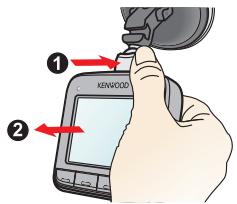 KENWOOD KCA-DR300 - Using your recorder in a vehicle - 5