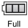 OLYMPIA BRIO  -  BRIO TOUCH - Display of the battery charge - 1